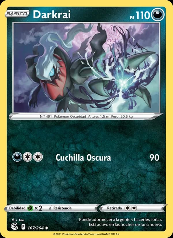 Darkrai card in Spanish