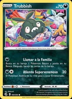 Trubbish card in Spanish