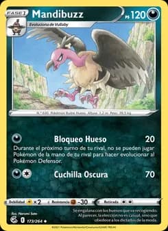 Mandibuzz card in Spanish