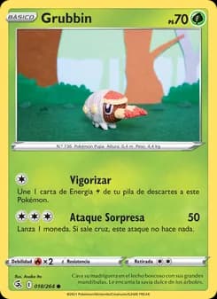 Grubbin card in Spanish