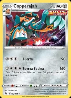 Copperajah card in Spanish