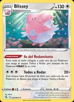 Blissey card in Spanish