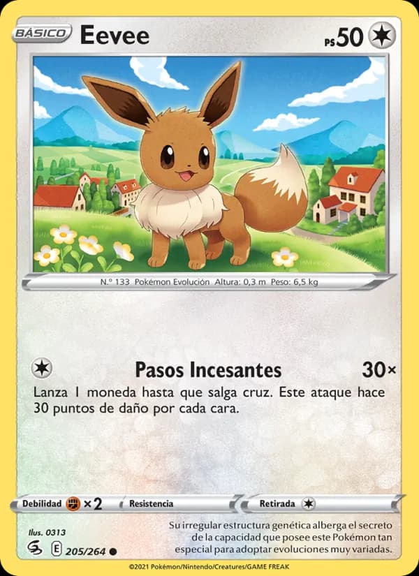 Eevee card in Spanish