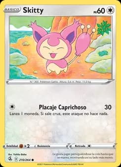 Skitty card in Spanish