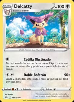 Delcatty card in Spanish