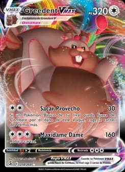 Greedent VMAX card in Spanish