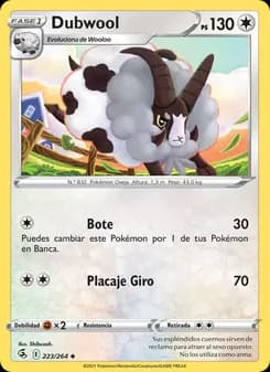 Dubwool card in Spanish