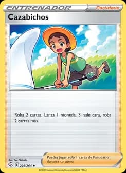 Cazabichos card in Spanish