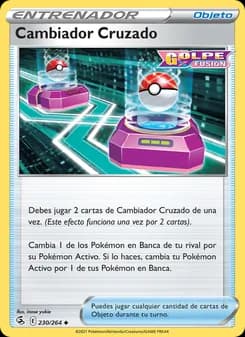 Cambiador Cruzado card in Spanish