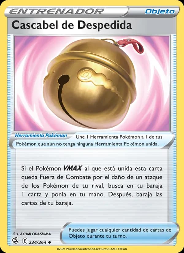 Cascabel de Despedida card in Spanish