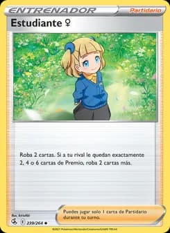 Estudiante ♀ card in Spanish