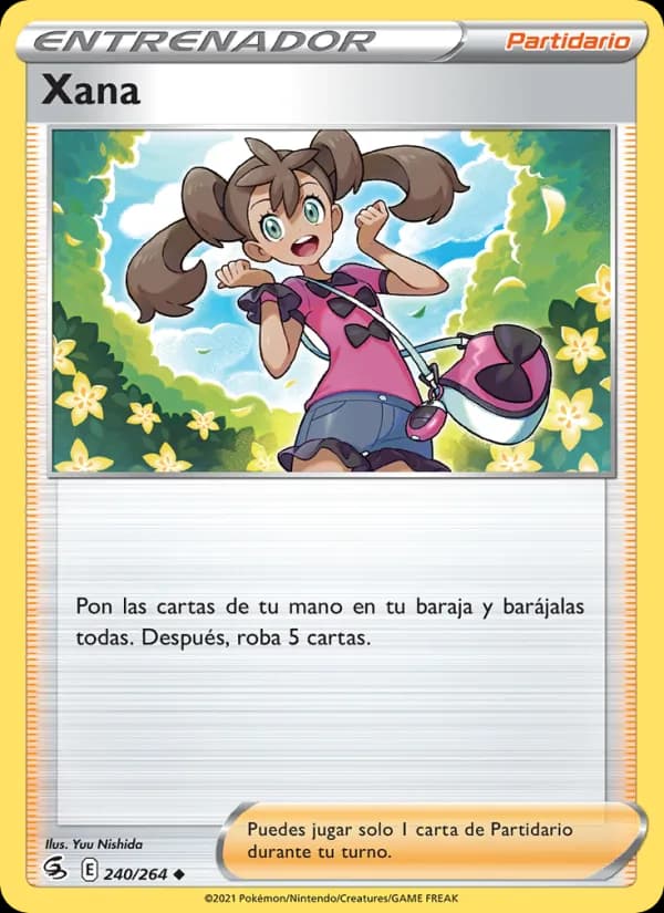 Xana card in Spanish