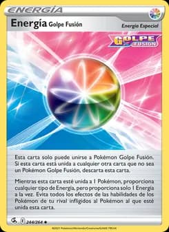 Energía Golpe Fusión card in Spanish