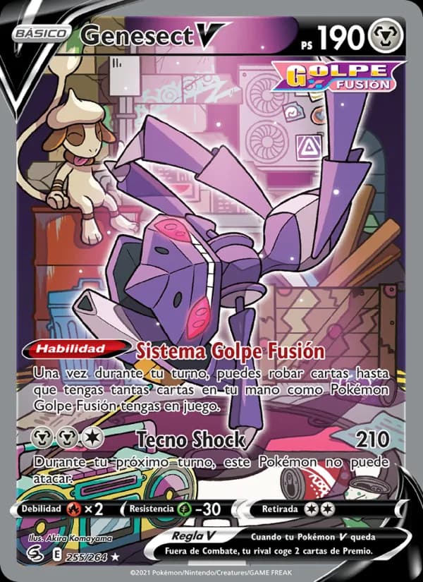 Genesect V card in Spanish