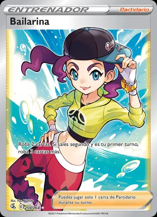 Bailarina card in Spanish