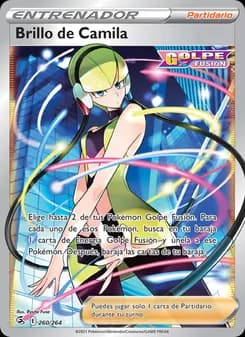 Brillo de Camila card in Spanish