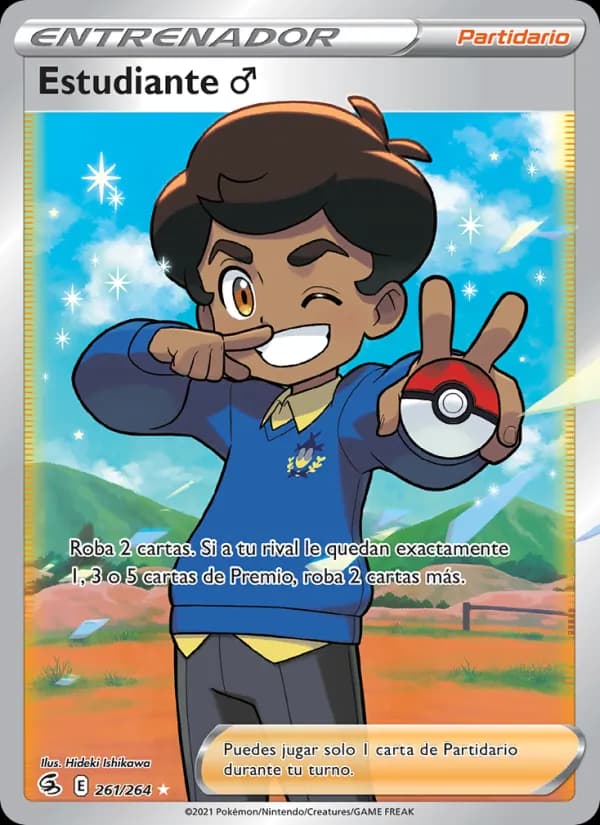 Estudiante ♂ card in Spanish