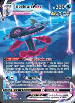 Inteleon VMAX card in Spanish