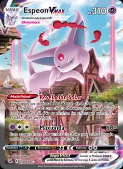 Espeon VMAX card in Spanish