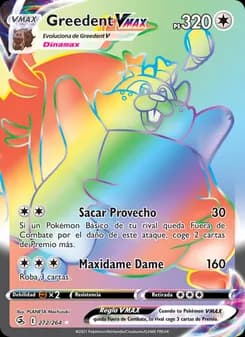 Greedent VMAX card in Spanish
