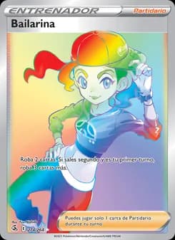Bailarina card in Spanish
