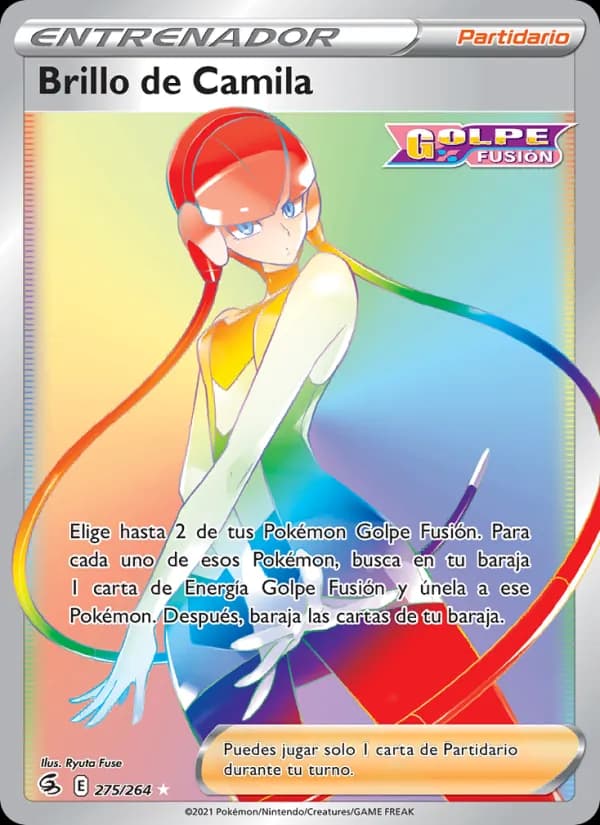 Brillo de Camila card in Spanish