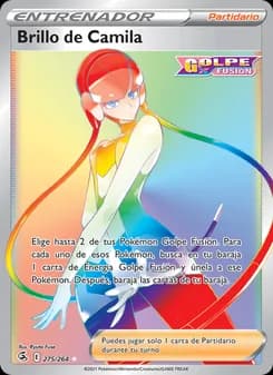 Brillo de Camila card in Spanish