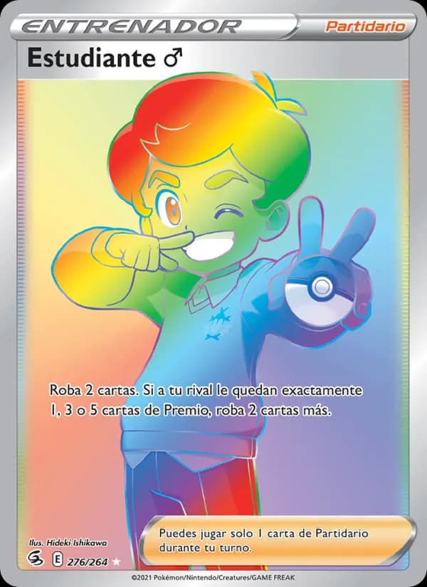 Estudiante ♂ card in Spanish