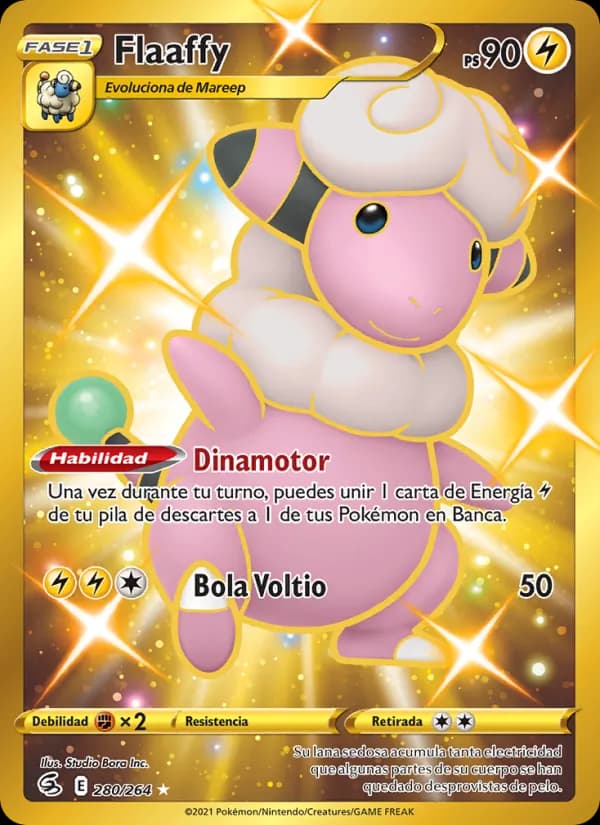 Flaaffy card in Spanish