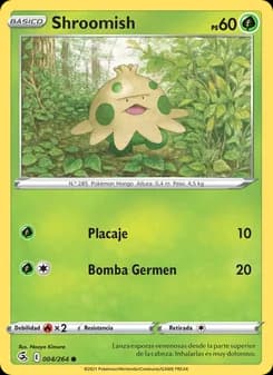 Shroomish card in Spanish