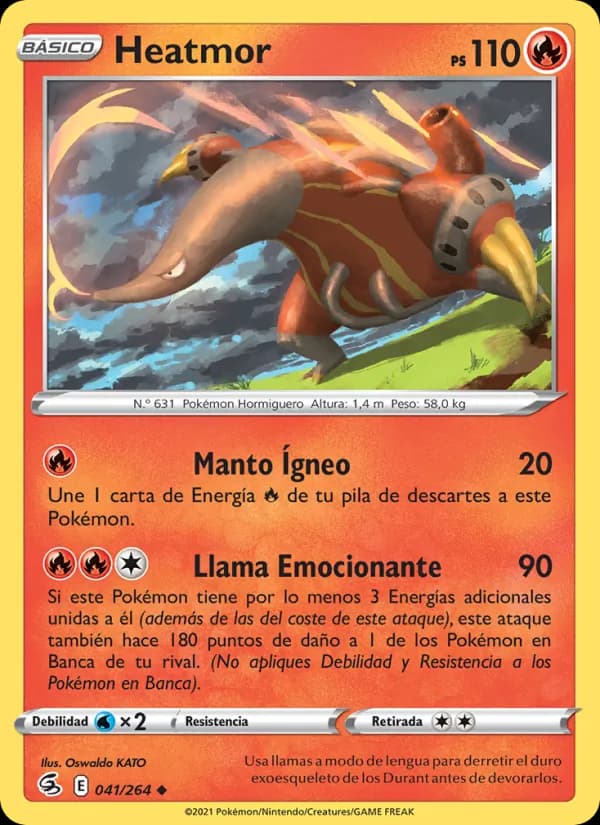 Heatmor card in Spanish
