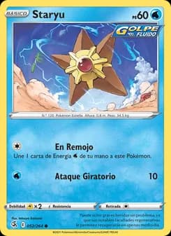 Staryu card in Spanish