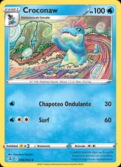 Croconaw card in Spanish