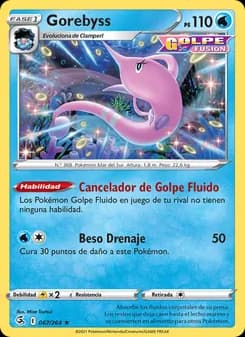 Gorebyss card in Spanish
