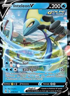 Inteleon V card in Spanish