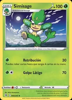 Simisage card in Spanish