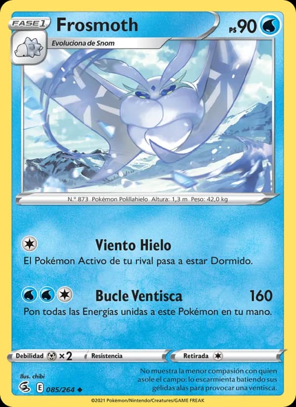 Frosmoth card in Spanish