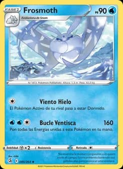 Frosmoth card in Spanish