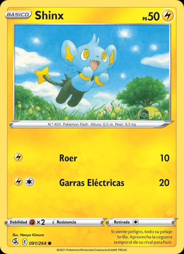 Shinx card in Spanish