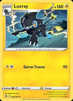Luxray card in Spanish