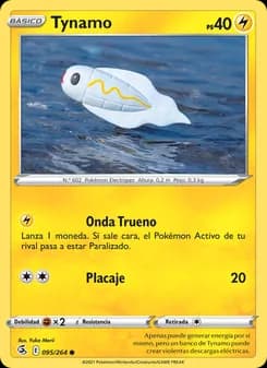 Tynamo card in Spanish