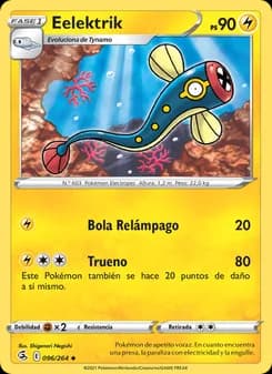 Eelektrik card in Spanish