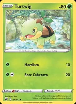 Turtwig card in Spanish