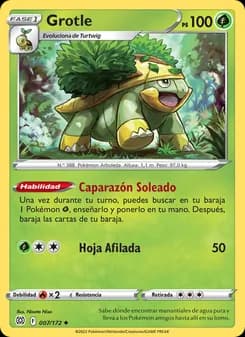 Grotle card in Spanish