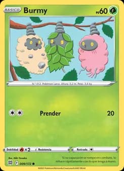 Burmy card in Spanish