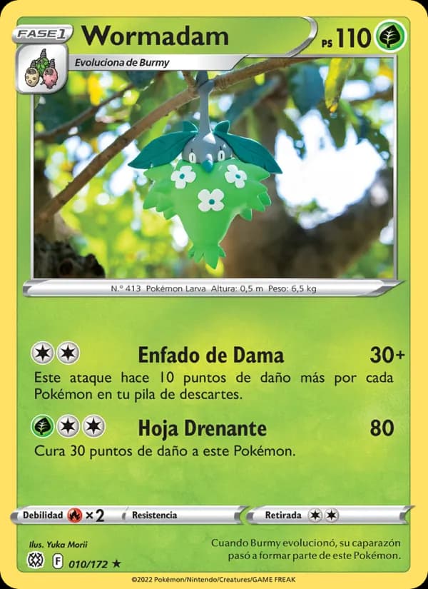 Wormadam card in Spanish