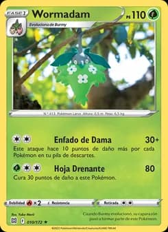 Wormadam card in Spanish