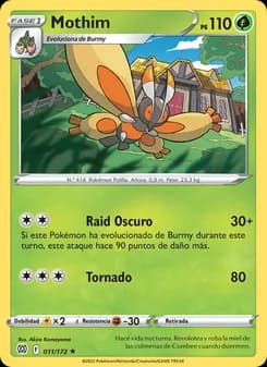 Mothim card in Spanish