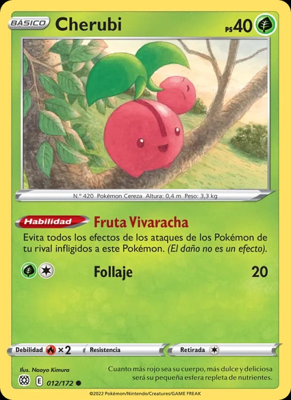 Cherubi card in Spanish