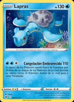 Lapras card in Spanish